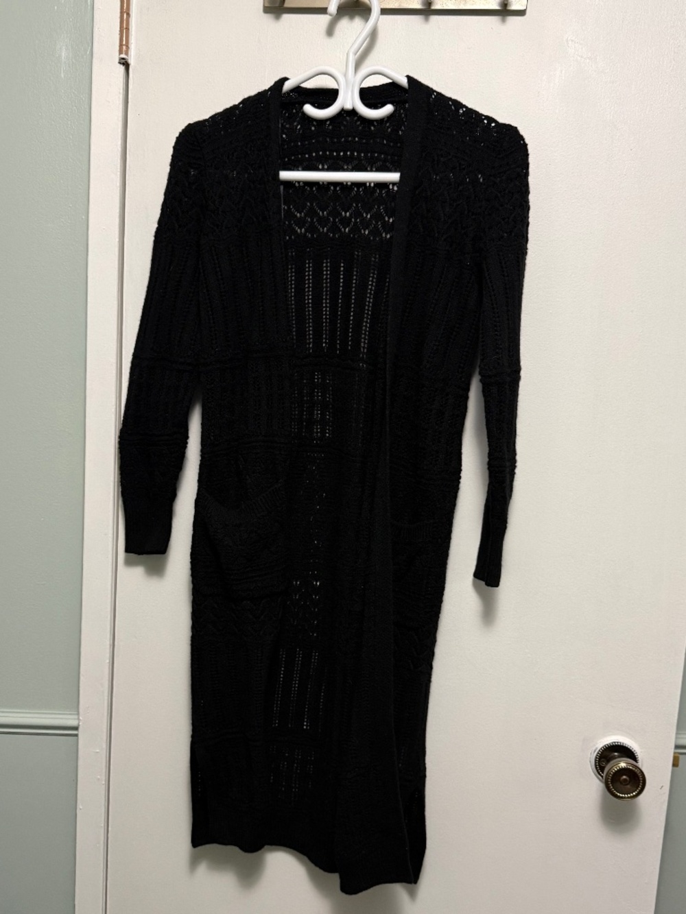 Long / Duster Cardigan (Black)